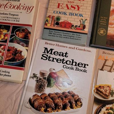 4 cookbooks and an encyclopedia of creative cooking