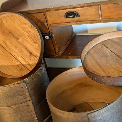 2 Antique Cheese Boxes