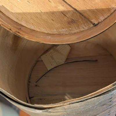 2 Antique Cheese Boxes