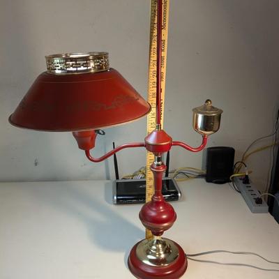Vintage Unique Toleware Student Lamp