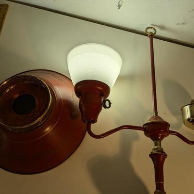 Vintage Unique Toleware Student Lamp