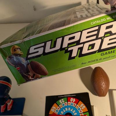 VTG 1975 Schaper SUPER JOCK Super Toe Football Kicker Toy Game