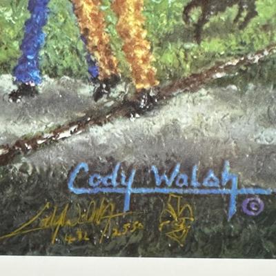 Cody Walsh Signed & Framed “New Orleans Street Car”