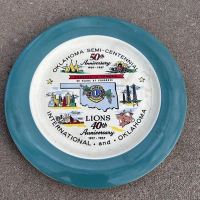 68 years old - Lions Club Commemorative Plate (50th Anniversary)
