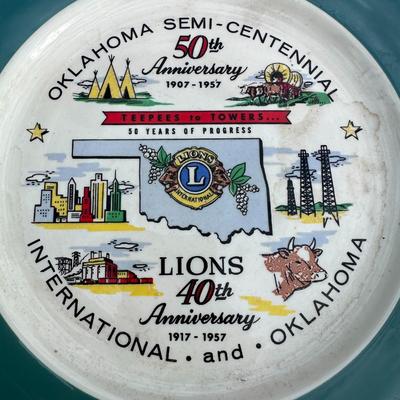 68 years old - Lions Club Commemorative Plate (50th Anniversary)