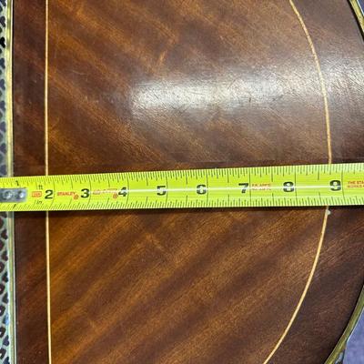 Louis XV Style Inlaid Pair of Side Tables
