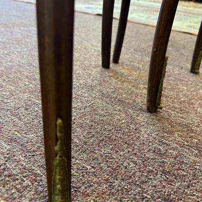 Louis XV Style Inlaid Pair of Side Tables