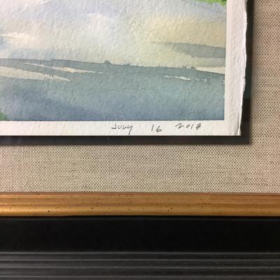 DR520 St Michaels Watercolor Painting by David Robert Cont