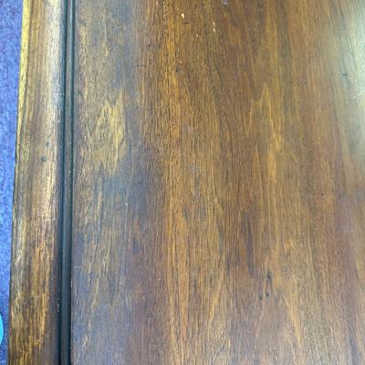 Walnut Carved One Drawer Table/Desk