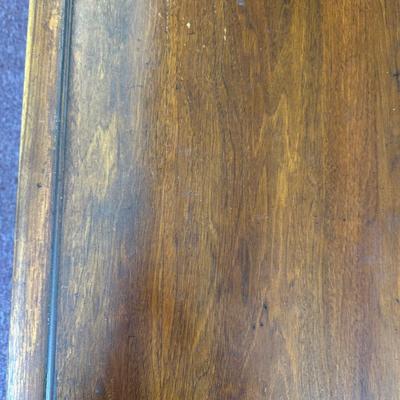 Walnut Carved One Drawer Table/Desk