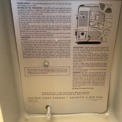 Kodak Cine Showtime 8MM Movie Projector A-20 Tested working