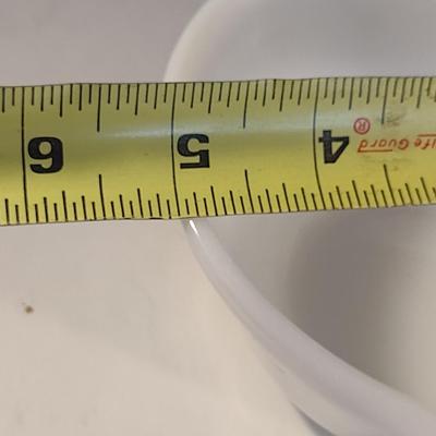 Pair of Vintage Federal Milk Glass Bowls