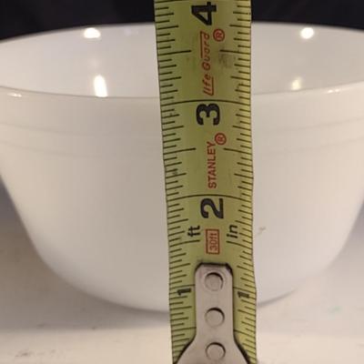 Pair of Vintage Federal Milk Glass Bowls