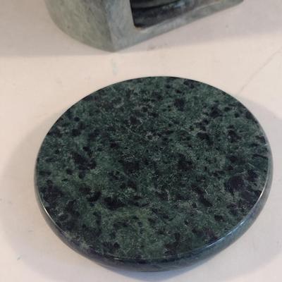 Granite Coasters with Holder