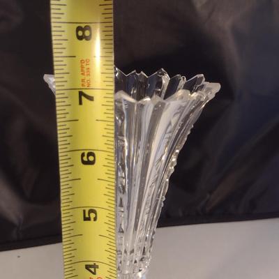 Cut Glass Vase- Possibly American Brilliant Cut- Approx 7" Tall