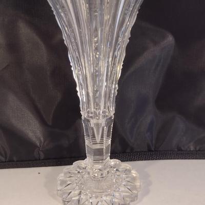 Cut Glass Vase- Possibly American Brilliant Cut- Approx 7" Tall
