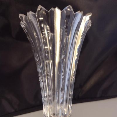 Cut Glass Vase- Possibly American Brilliant Cut- Approx 7" Tall
