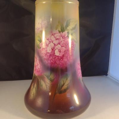 Antique, Hand Painted Large, Royal Bonn Vase- Hydrangea Pattern- Approx 11 1/4" Tall