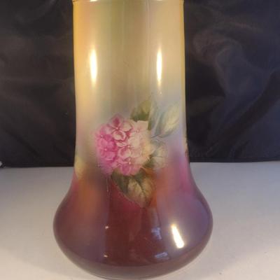 Antique, Hand Painted Large, Royal Bonn Vase- Hydrangea Pattern- Approx 11 1/4" Tall