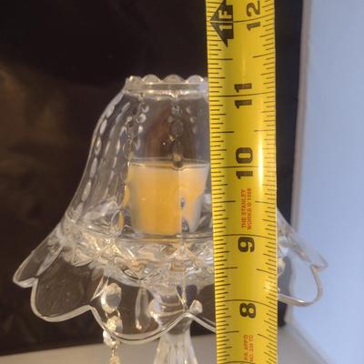 Pair of Vintage Fairy Lamp Candle Holders