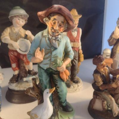 Collection of Home Decor Figurines- Ceramic and Resin