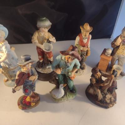 Collection of Home Decor Figurines- Ceramic and Resin