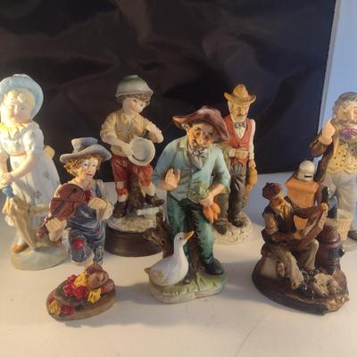 Collection of Home Decor Figurines- Ceramic and Resin