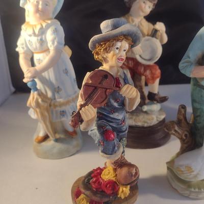 Collection of Home Decor Figurines- Ceramic and Resin