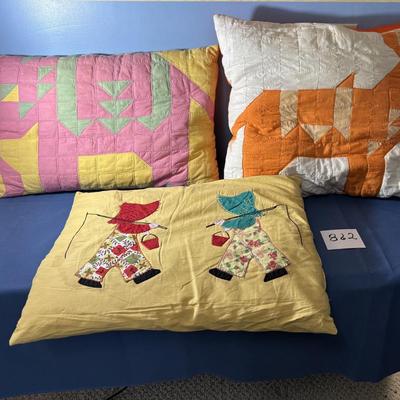 Vintage Hand Sewn Pillows