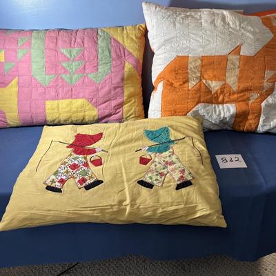 Vintage Hand Sewn Pillows