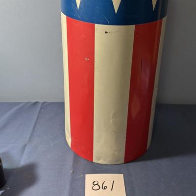 Vintage Trash Can