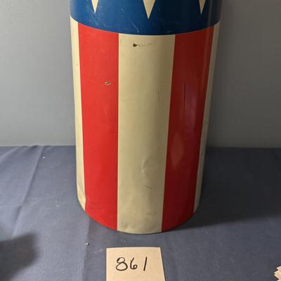 Vintage Trash Can
