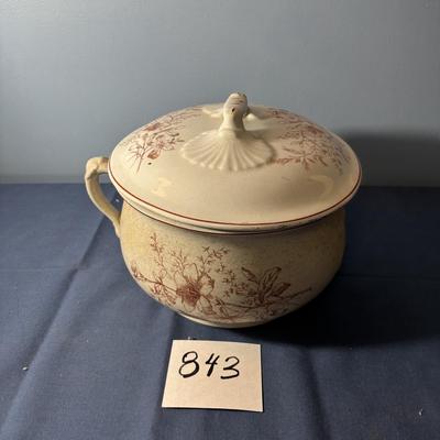 Vintage J.W. & Son Stone China Chamber Pot