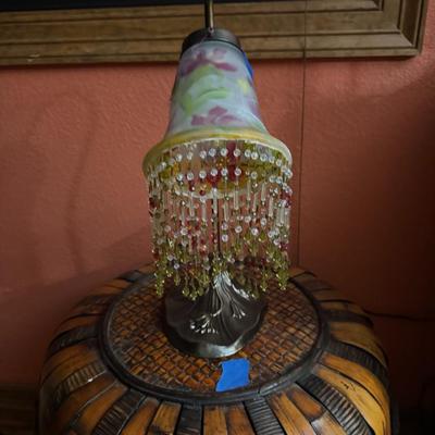 Hand Painted Glass Lamp