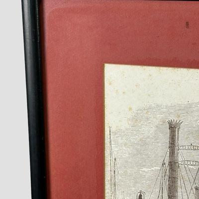“The Levee at New Orleans” Framed Print