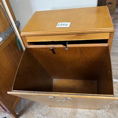 Handmade wooden Laundry Bin