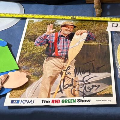 Autographed Red and Green Show and More