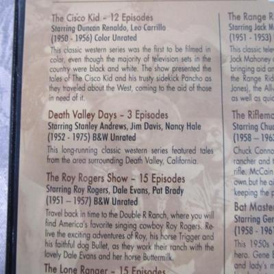 TV Westerns Collection 57 episodes on 4 DVDs
