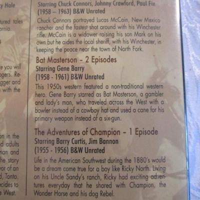 TV Westerns Collection 57 episodes on 4 DVDs
