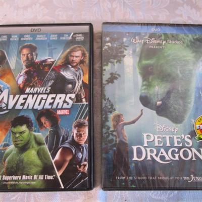 Marvel's The Avengers & Pete's Dragon DVDs