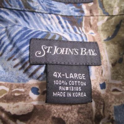 2 men's Hawaiian shirts 4XL