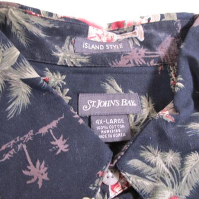 2 men's Hawaiian shirts 4XL