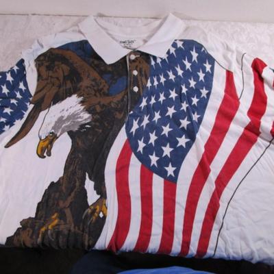 2 men's polo shirts 4XLT