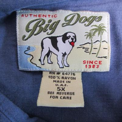 2 Big Dog Hawaiian shirts 5XL