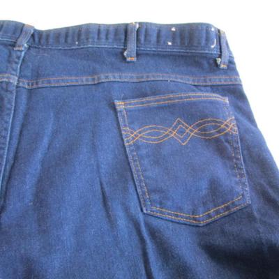 1 pr denim jeans, 48 Stout (inseam measures 32")