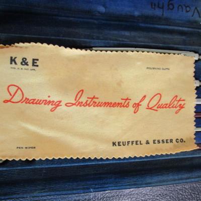 Vintage drafting set by Keuffel & Esser Co.
