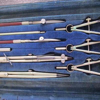 Vintage drafting set by Keuffel & Esser Co.