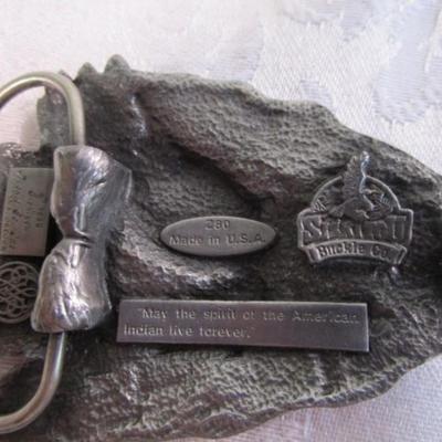 Siskiyou Buffalo belt buckle arrow, shaped