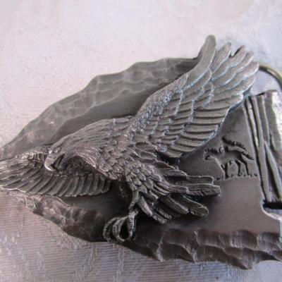 Siskiyou Buffalo belt buckle arrow, shaped
