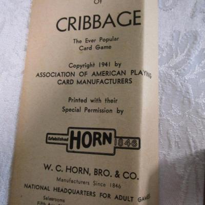 Inlaid Vintage Cribbage game